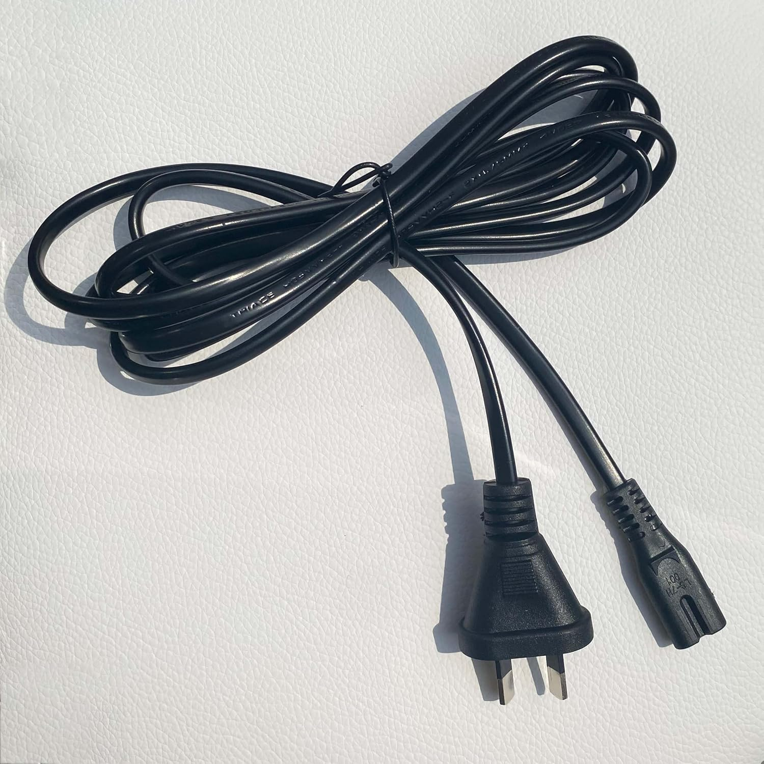 3M (9.84Ft) Power Cable 2 Pin Core Figure 8 IEC-C7 AC Cord Lead AU Plug for Notebook, Laptop, Monitor, Camera, Charger, Printer, PS4, PS5 Etc, Black image number 3