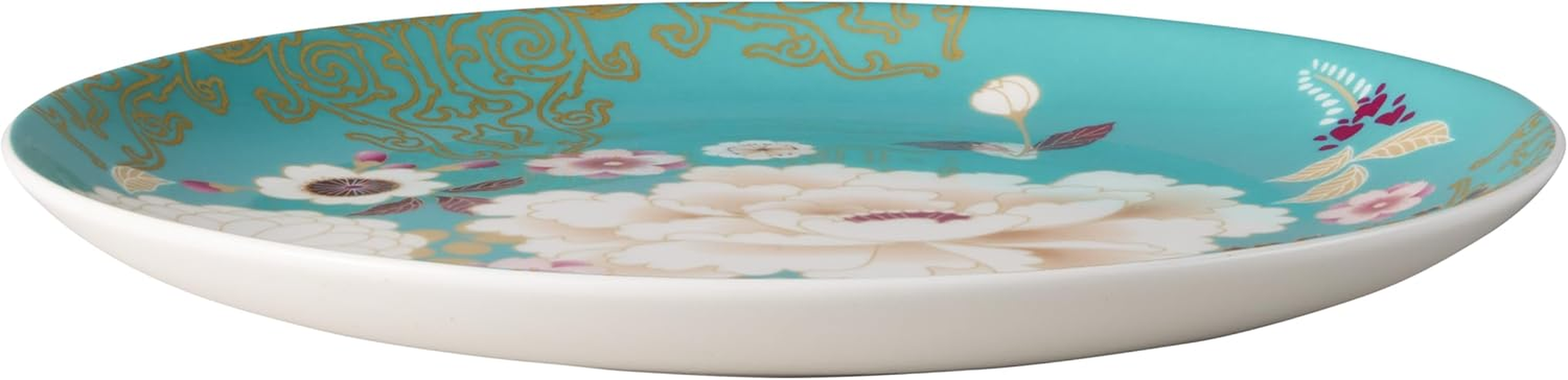 Maxwell & Williams Kimono Cake Plate Gift Boxed, 20 Cm, Teal