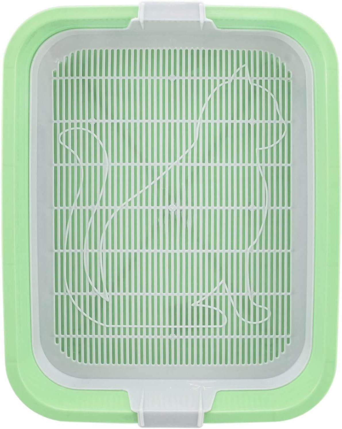 Kitten Toilet Small Cat Litter Tray for Kittens with Strainer Toilet for Small Animals Rabbit Toilet Rodent Toilet image number 1