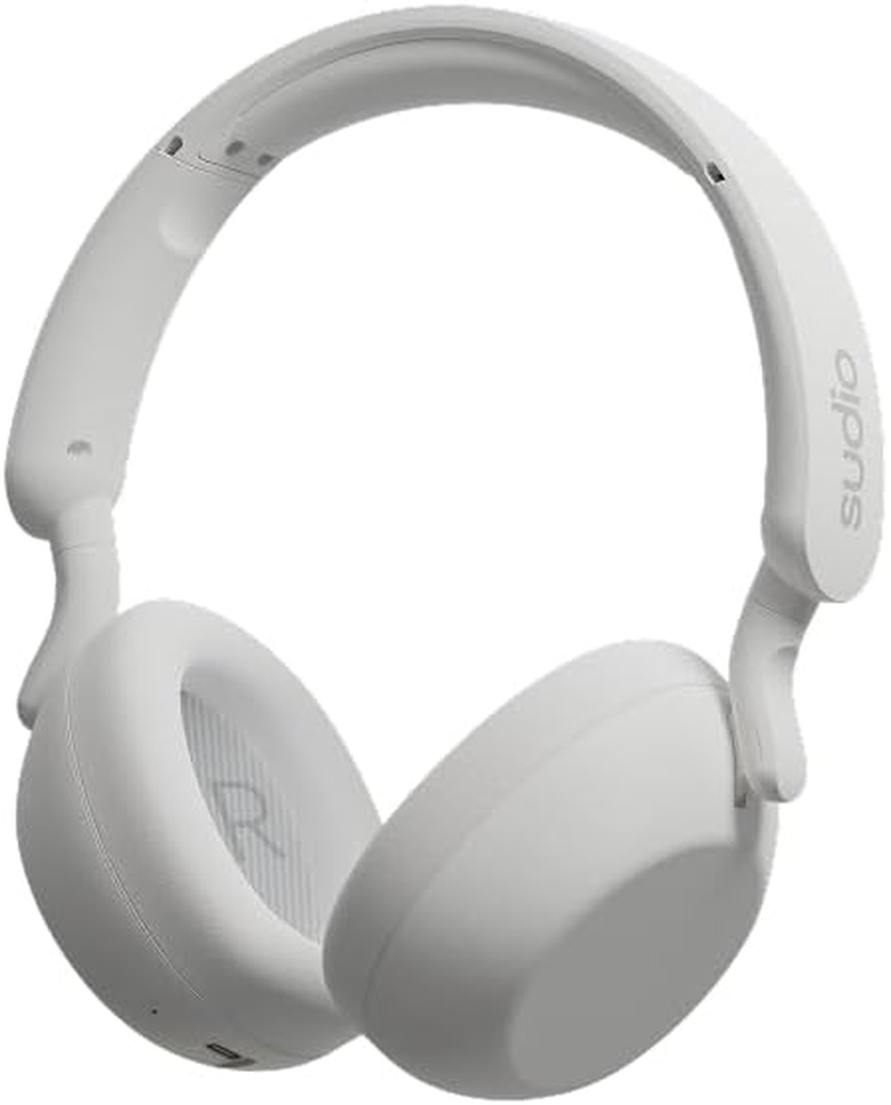 Sudio K2 Pro White | Next-Gen Hybrid ANC Headphones, 65 Hours Playtime