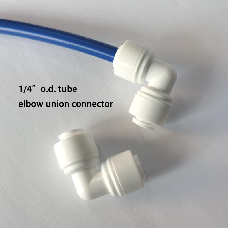 Malida Water Purifier Quick Connector,Ro Water 1/4 Tubing, RO Water Filter Fittings, 1/4 Inch Tubing Blue 10 Meters + Quick Connect 12Pcs image number 5