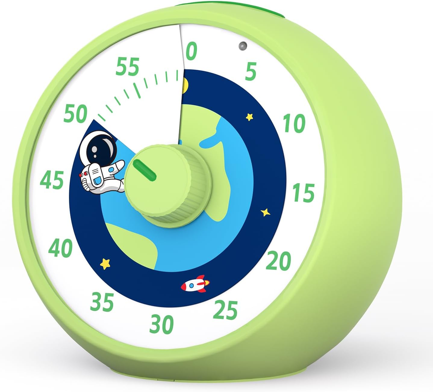 Visual Timer for Kids, 60-Minute Countdown Timer for Classroom, Desk Timer Kid Time Management Tools with Silent Operation, Pomodoro Timer Planet Rocket Pattern image number 6