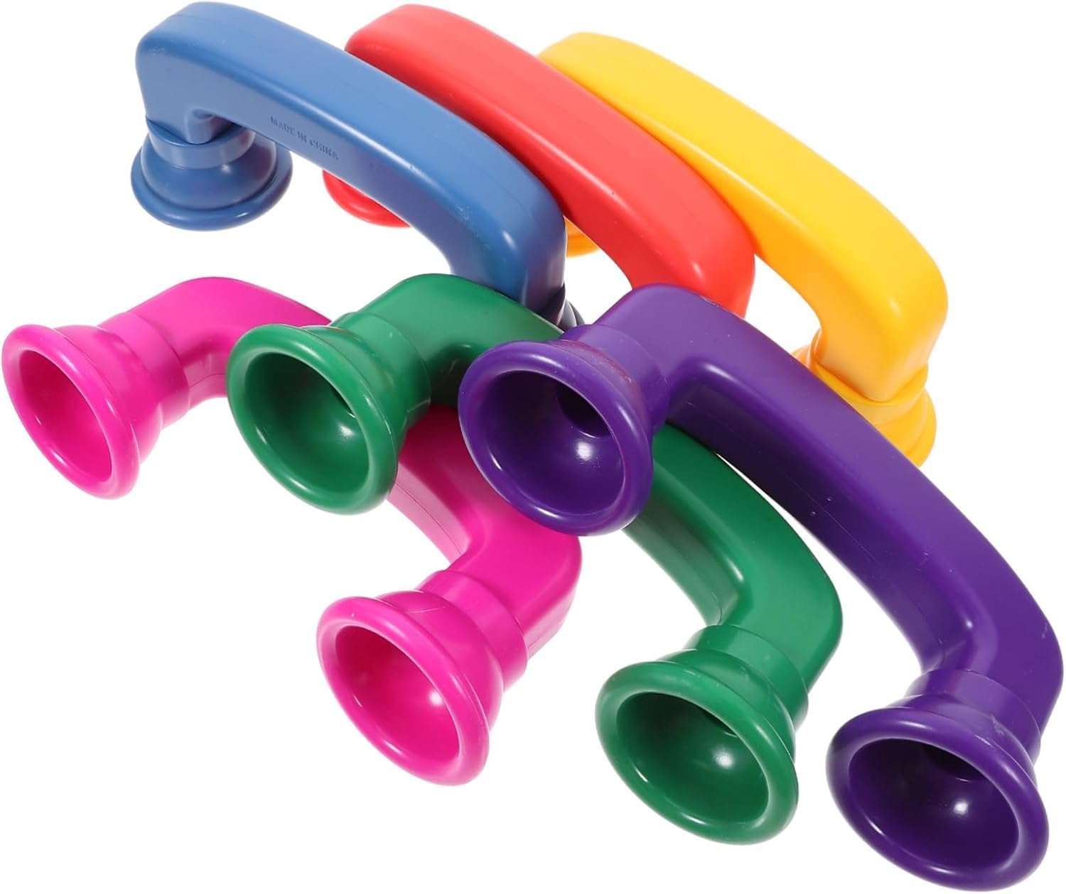 DOITOOL 6Pcs Whisper Phone Props Phone Toys for Boys and Girls Reading and Pronunciation Training Toys for Toddlers image number 3