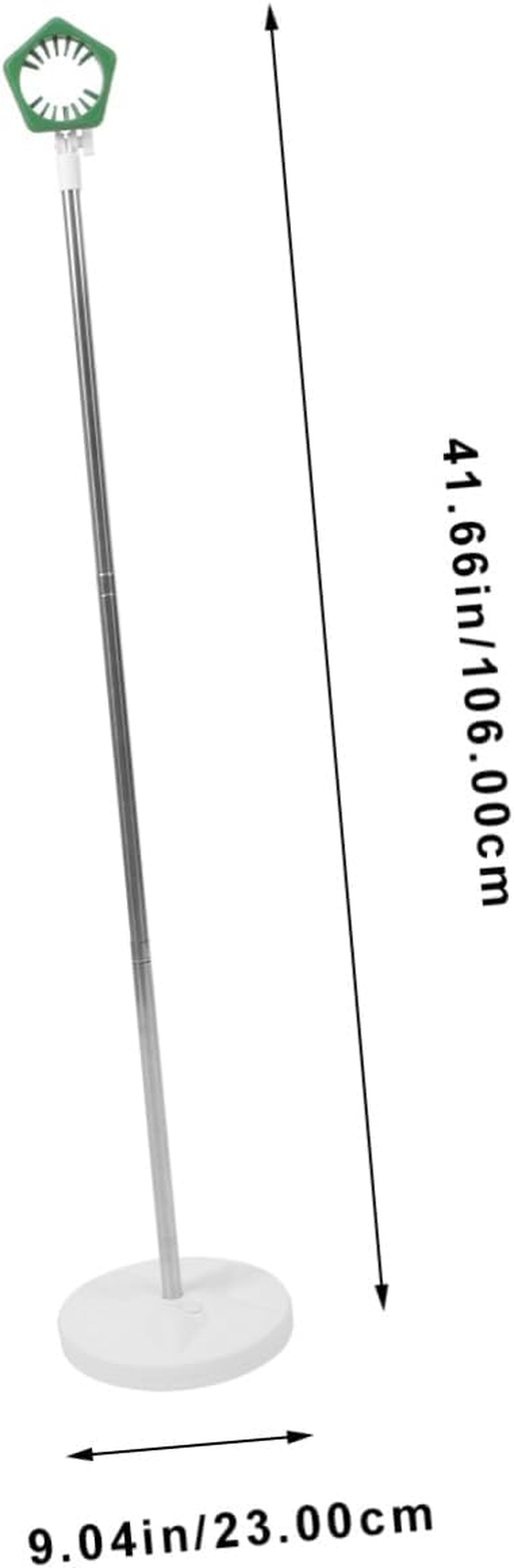 GOOHOCHY Adjustable Height Hair Dryer Stand Floor Standing Holder Hands Hairdryer Storage Rack for Countertop and Ground Use Stable Vertical Organizer for Comfortable Styling image number 3