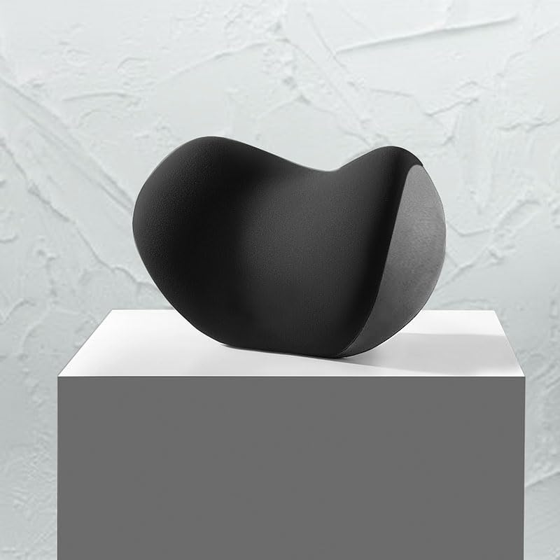 Car Seat Neck Pillow, Memory Foam Neck Pillow for Optimal Neck Support and Pain Relief, Memory Foam Ergonomic Neck Pillow, Car Seat,Office Chair and Wheelchair, Portable, Lightweight, Black.