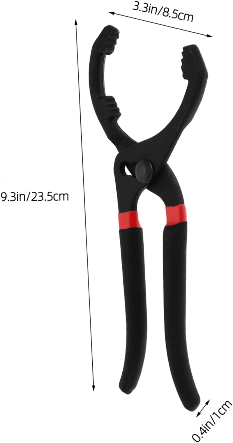 PAMINGONO Universal 10-Inch Adjustable Wrench Pliers Claw Jaw and Truck Engine Filter Removal Automotive Oil Remover Tool image number 4