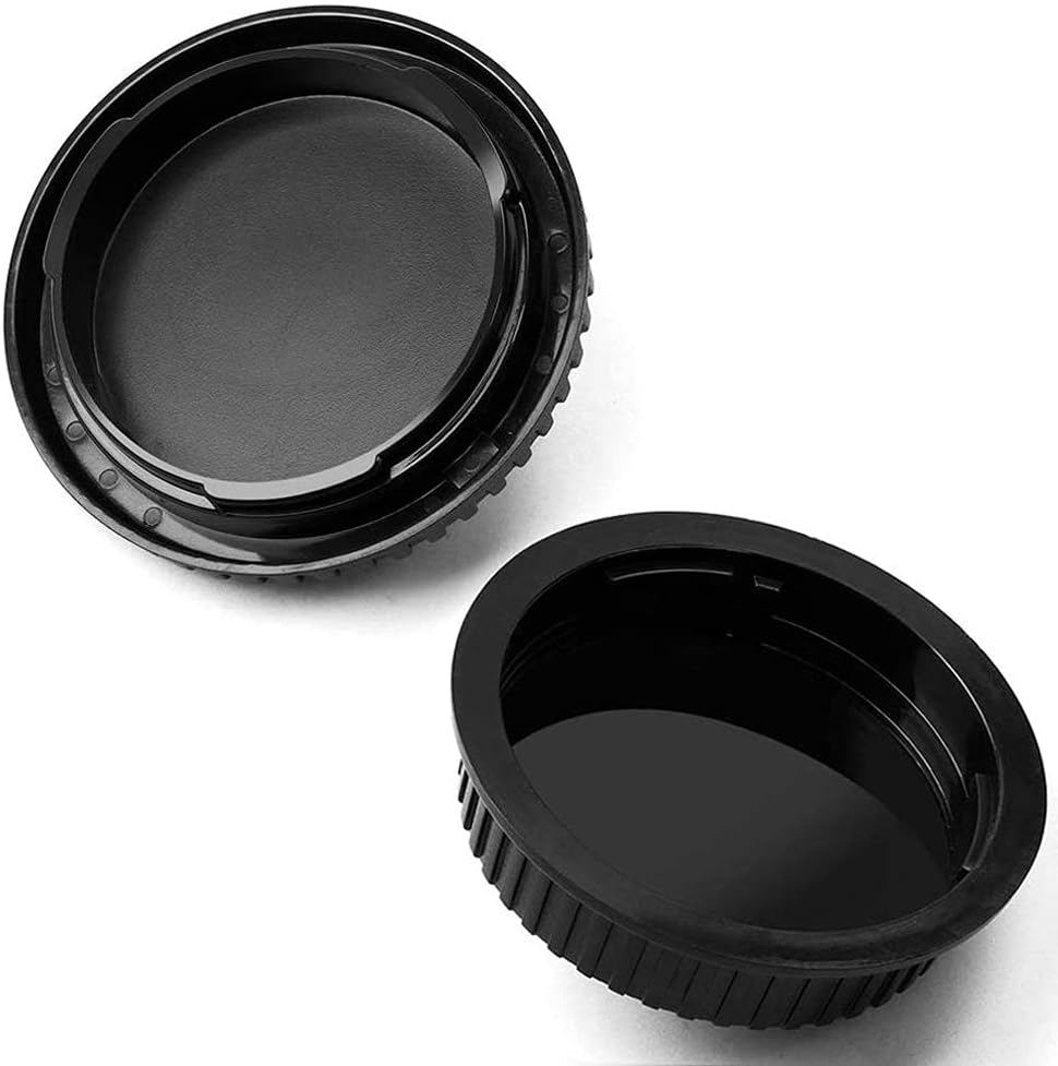 EF/EF-S Body Cap & Rear Lens Cap Cover for Canon Rebel SL3 SL2 T8I T7 T7I EOS 850D 250D 200D More Canon EF/EF-S Mount DSLR(2 Kits), Fire Rock Lens Accessories for SL3 T8I