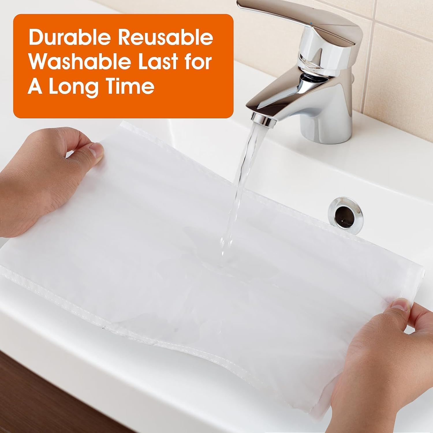 3 Pcs Reusable Nut Milk Bag, 100 Micron Reusable Food-Grade Nylon Cheese Cloth Bag Strong Fine Mesh Strainer Bags with Drawstring for Straining, Cold Brew Coffee, Greek Yogurt, Tea,Juice image number 1