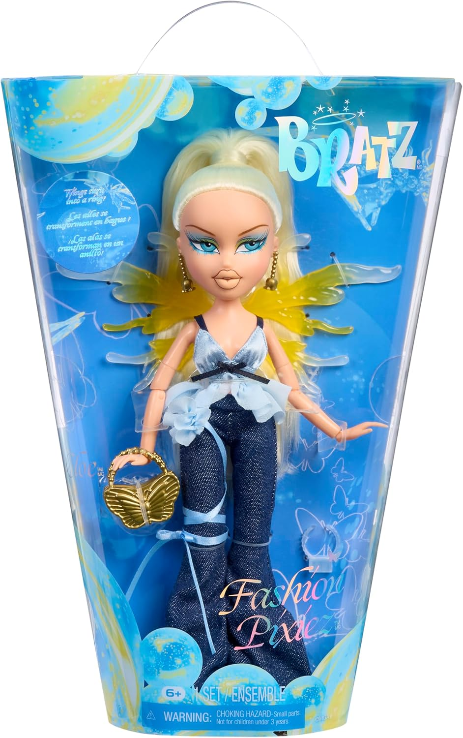 Bratz Fashion Pixiez Cloe Collectible Fantasy Doll with Real Fashions and Accessories image number 3