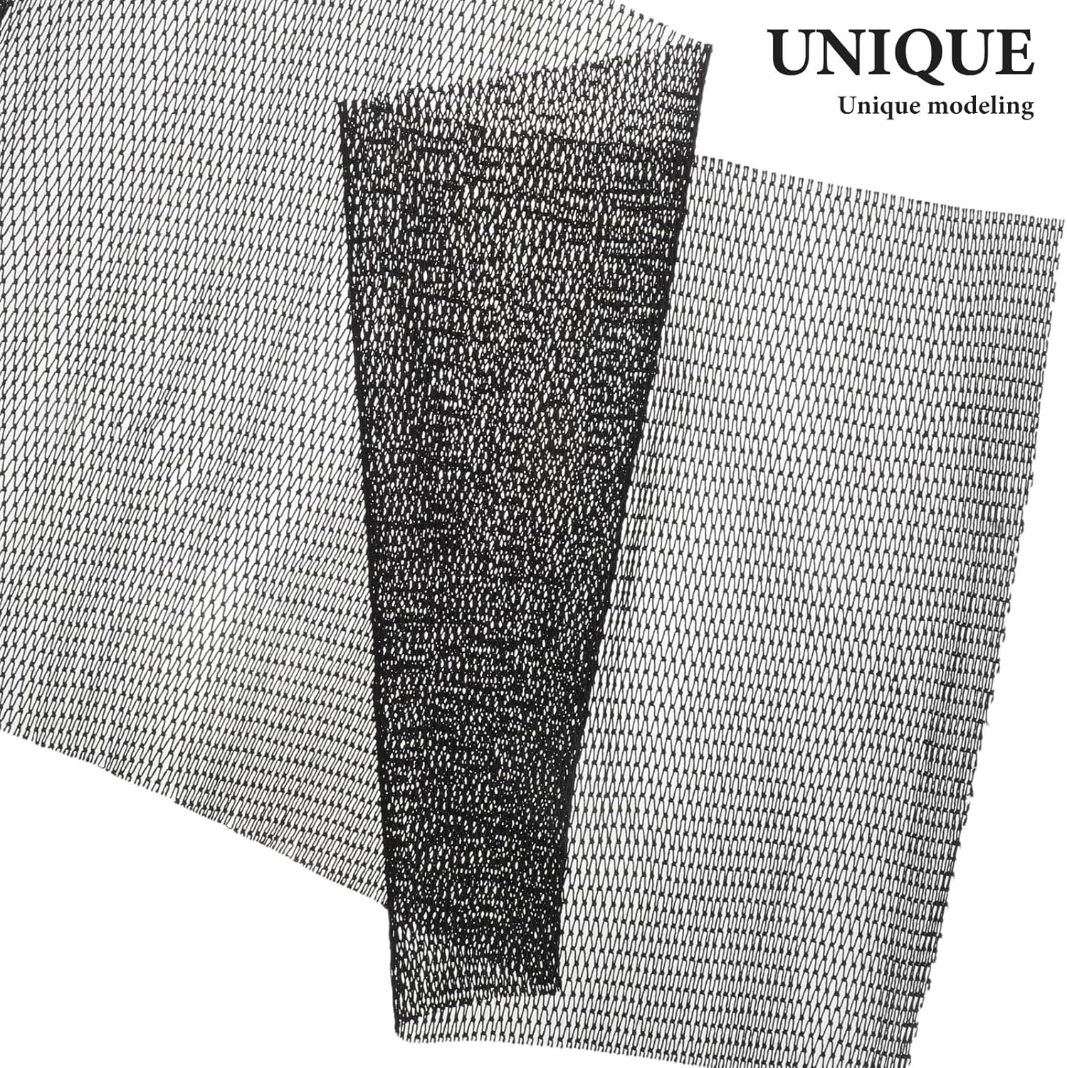 PHENOFICE 2Pcs African Net Sponge Exfoliating Shower Body Net with Knots, Long African Bath Scrubber for Back and Skin Exfoliation, Gentle Deep Cleansing Bath Towel Set (Black + Purple) image number 5