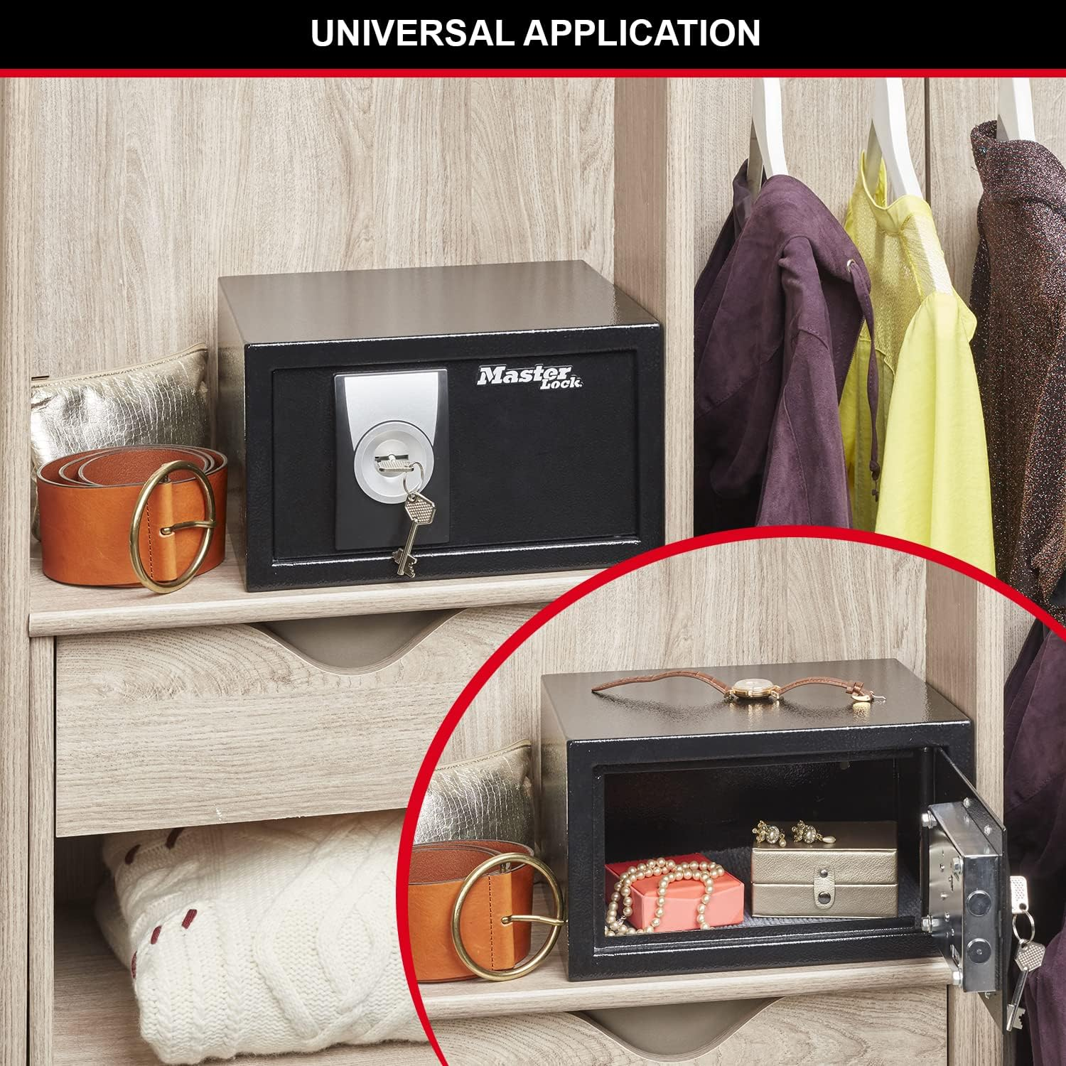MASTER LOCK Key Safe [Small - 9.93 Litre] - X031ML - Jewellery, Money, Small Electronics Safe image number 5