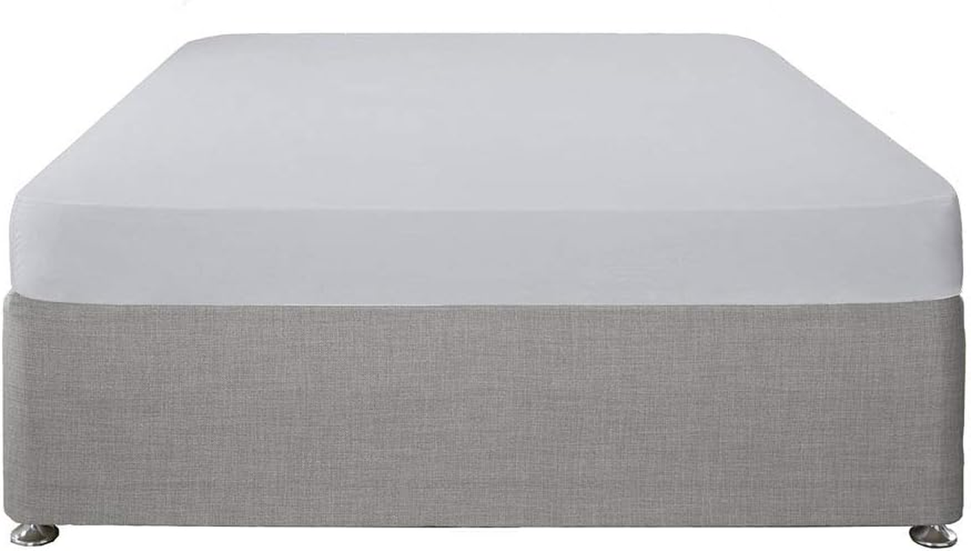Serene - Blush Pink Fitted Sheet - 32Cm Deep - Single Size (190 X 90 X 32Cm) - Soft Polycotton - Elastic Corners - Washable Bedding & Linen