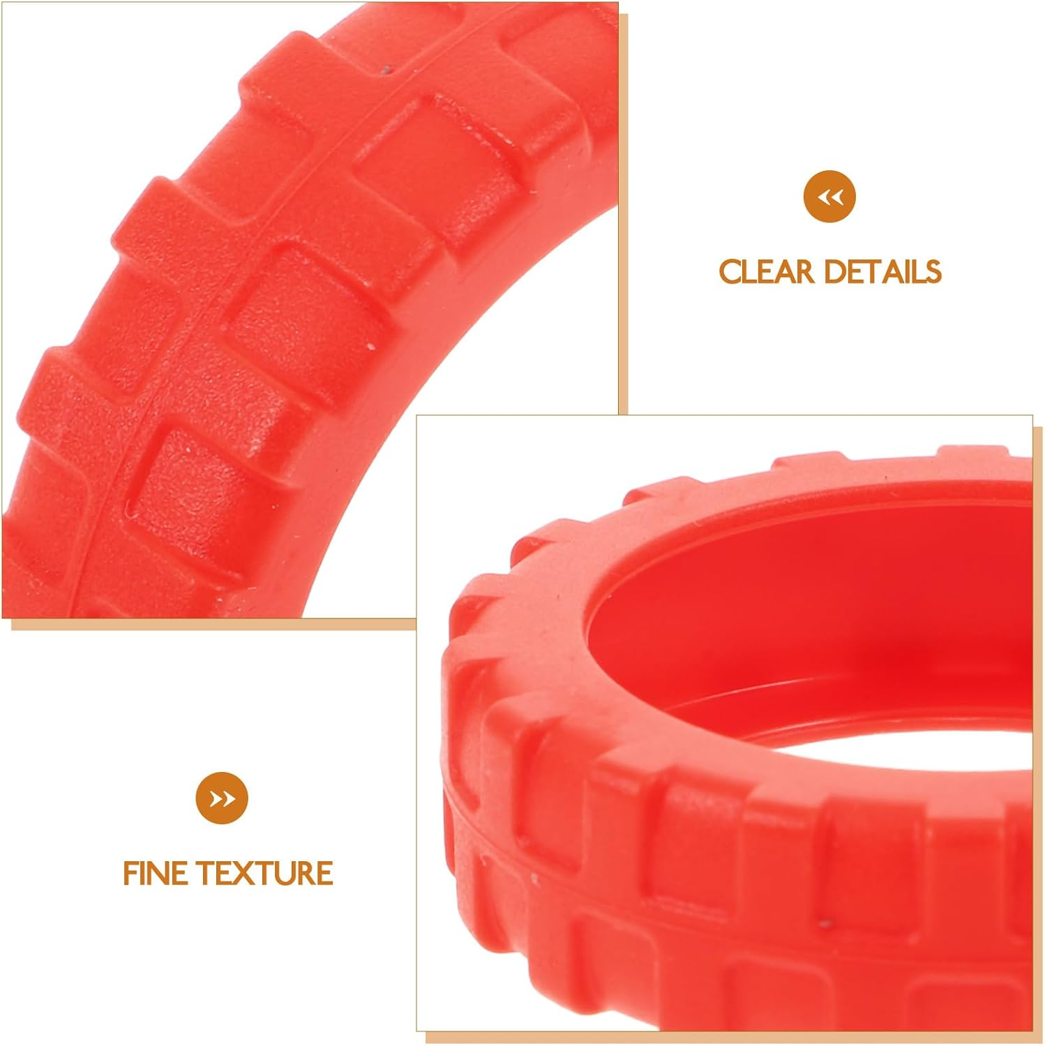 CLISPEED Suitcase Feet Protectors 8Pcs Silicone Luggage Wheel Covers Anti-Slip Shock Absorbing Travel Gear for Small Bags image number 1