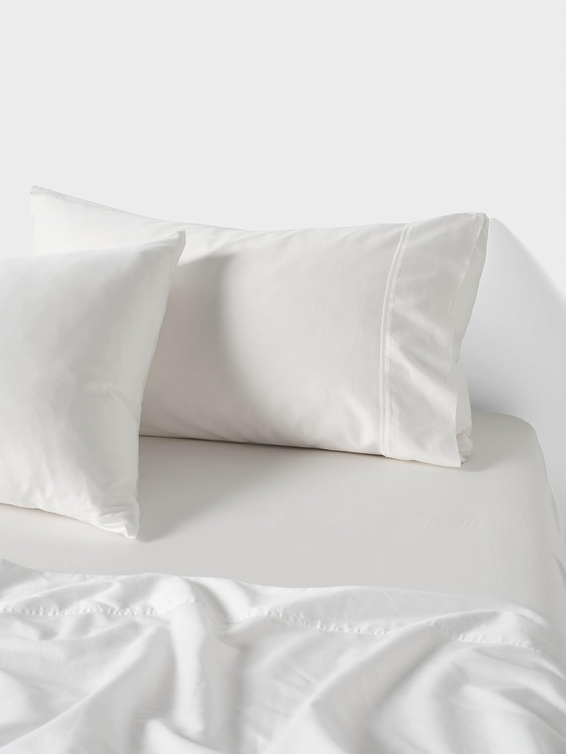 Linen House Surf Wash Sheet Set, White, Queen Bed