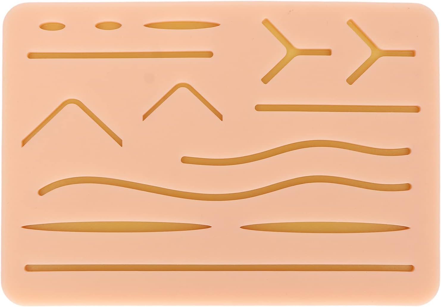 Suture Practice Skin Pad, Medical Training Skin Model, Portable and Lightweight for Nurses and Hospitals image number 5