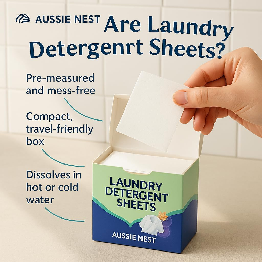 Plant-Based Laundry Detergent Sheets, 30 Count, Biodegradable Concentrated Travel-Friendly Laundry Detergent image number 3