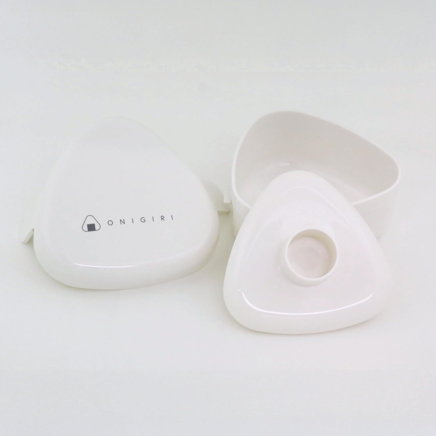 OSK LS-20PB 2P Rice Ball Case, Set of 2, Antibacterial, Lunch Box, 9.8 Fl Oz (290 Ml), White, Made in Japan, Press, Microwave Safe, LS-20PB 2P - 2 X Pb White image number 6