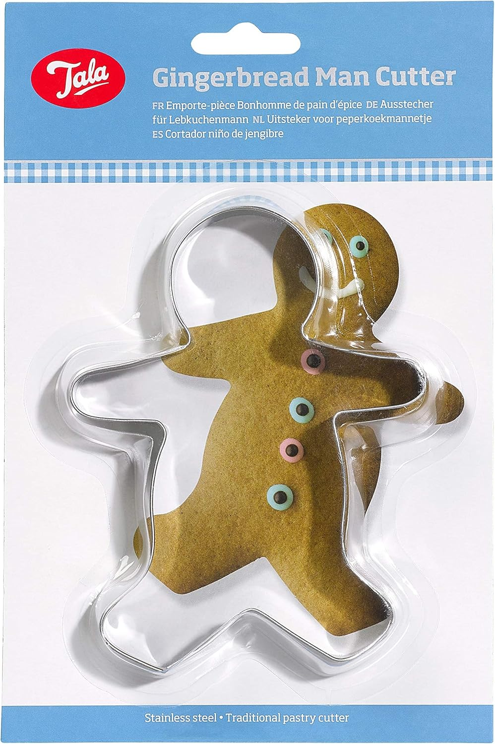 Tala Gingerbread Man Cutter, Stainless Steel image number 4