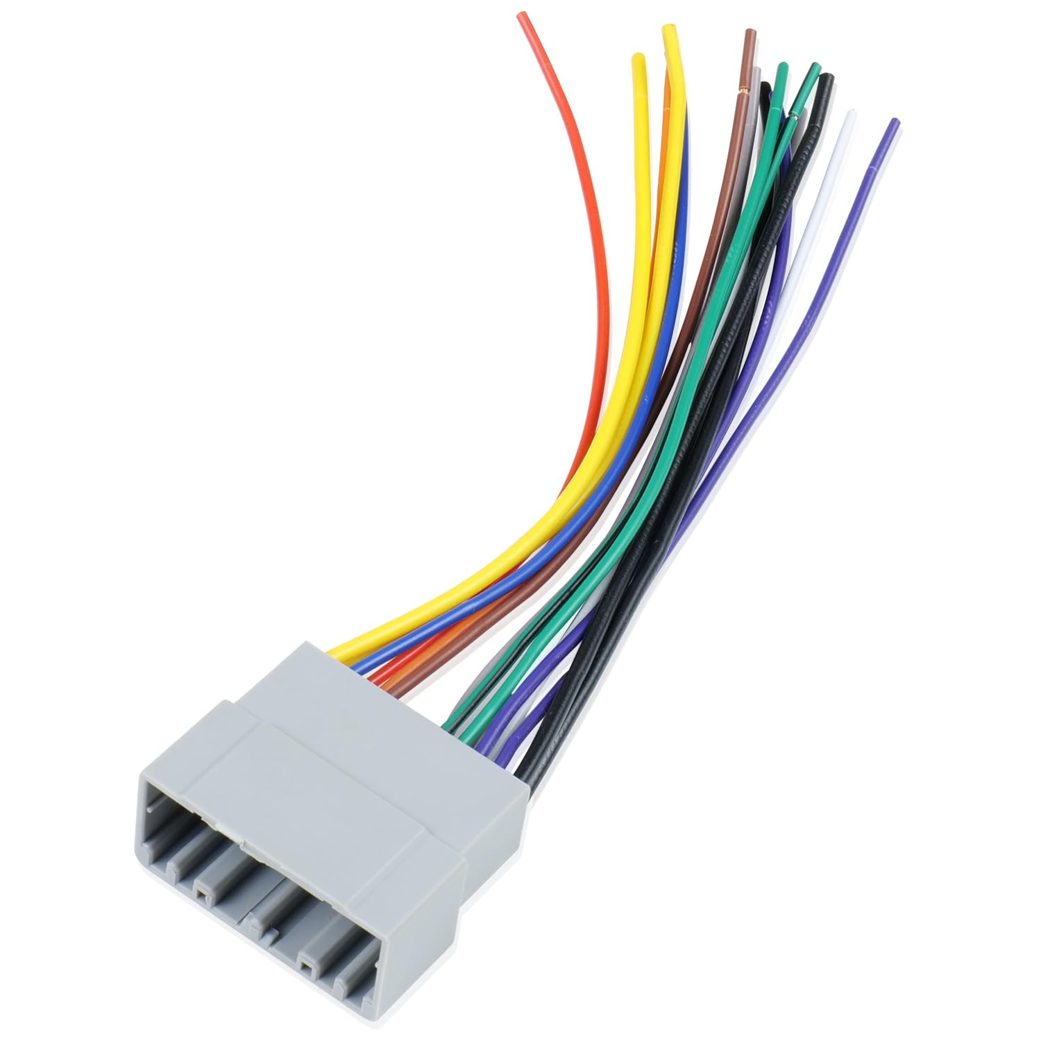 Car Radio Wiring Harness Adapter Connector Replacement for 2002-2007 Dodge Ram,2003-2007 Jeep,2000-2007 Chrysler Radio Stereo Audio Video Wire Cable image number 4