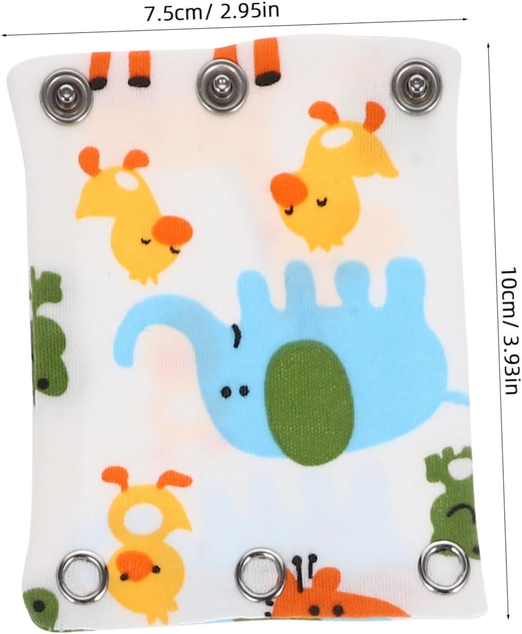 6Pcs Hoodie Extensions Jumpsuits Extender Snaps Onesie Sleep Suit Extender Bodysuit image number 2