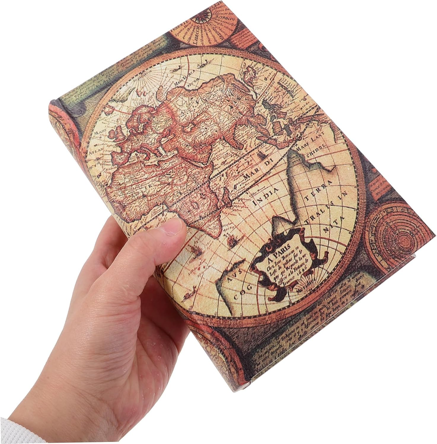 Sosoport Retro Fake Book Box Vintage Book Shaped Storage Box for Home Decor for Displaying Storing Small Items image number 4