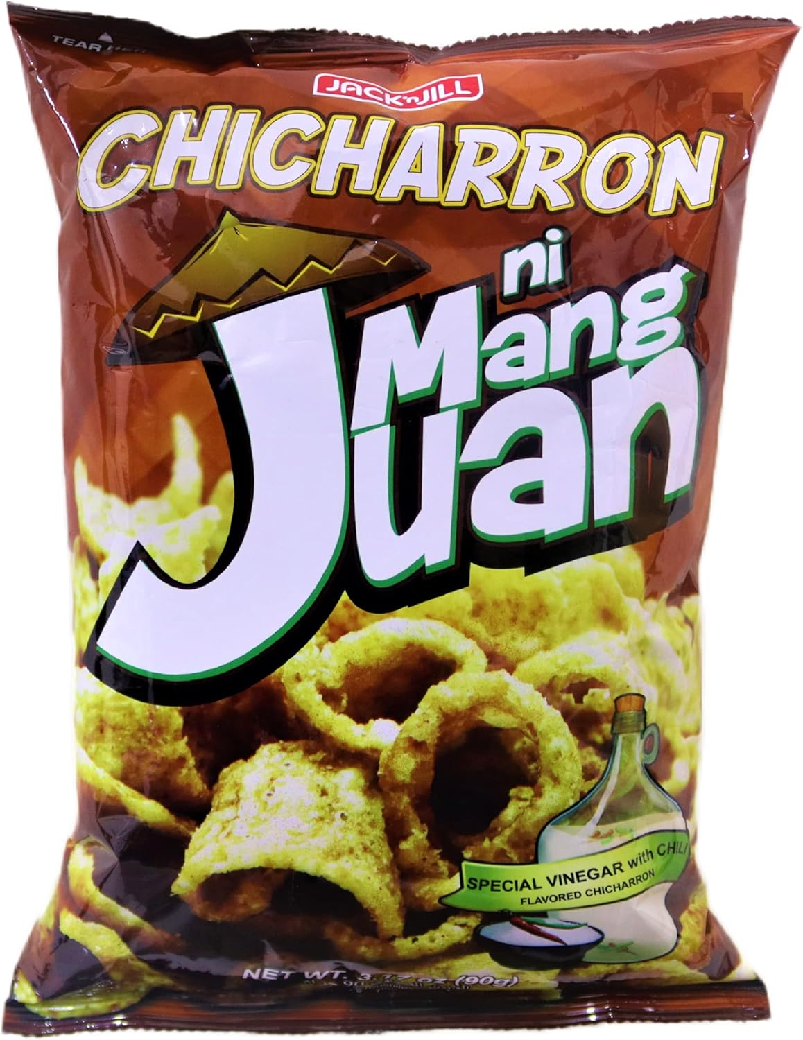 Jack'N Jill Crisps Chicharron Sukat Sili Flavor 90G image number 3
