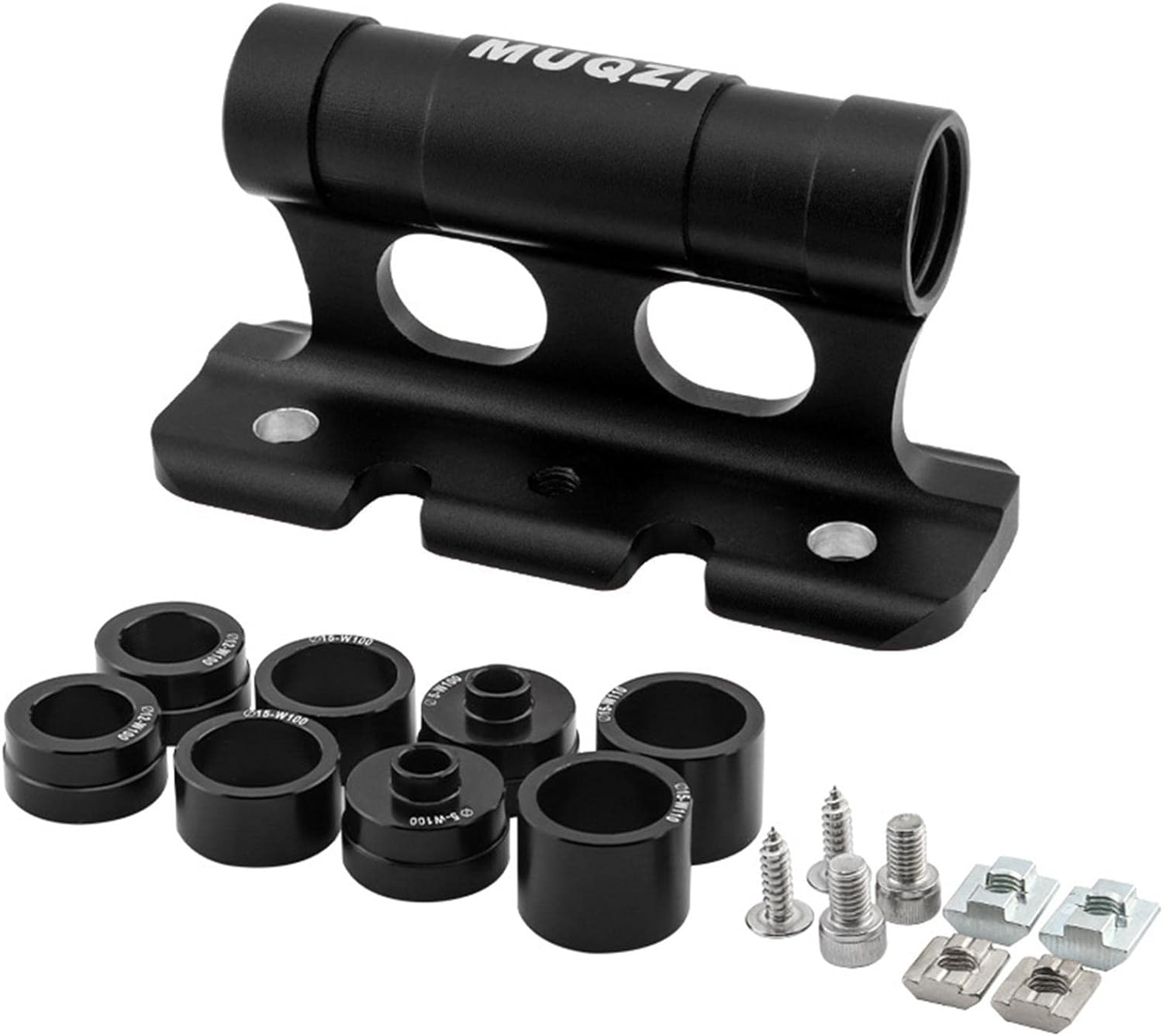 TOOYFUL Bike Fork Mount Car Roof Rack Carrier Quick Release Thru Axle Carrier Parking Rack Bicycle Rear Wheel Rack Installation Mount, Black image number 2