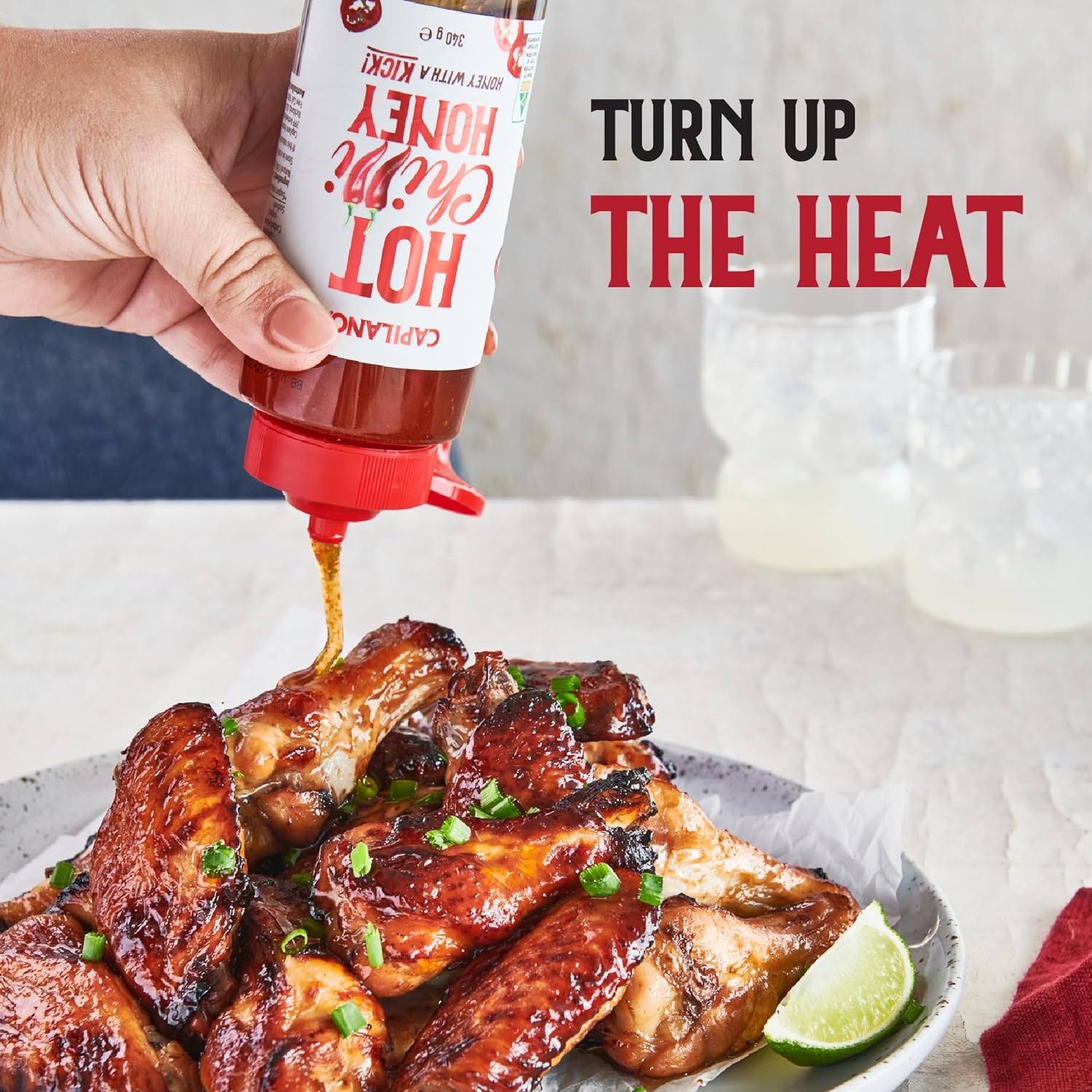 Capilano Hot Chilli Honey, 100% Pure Australian Honey with Habanero Chilli, Premium Honey, Spicy Honey Squeeze Bottle, 340G image number 4