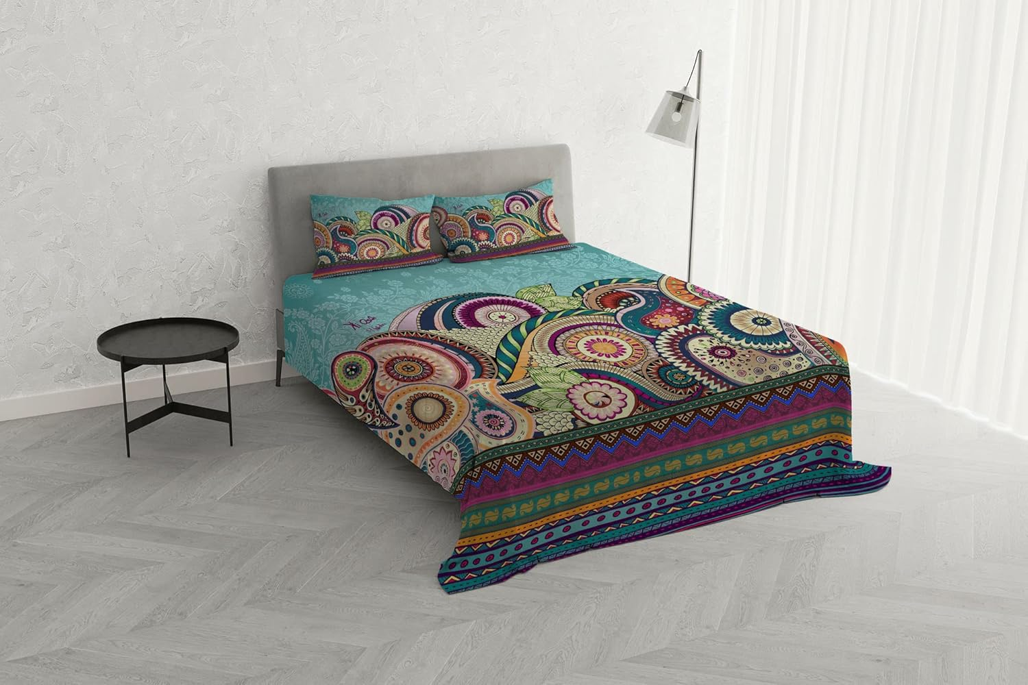 KI-OSA 657 Microfibre Duvet Cover Set, Double image number 1
