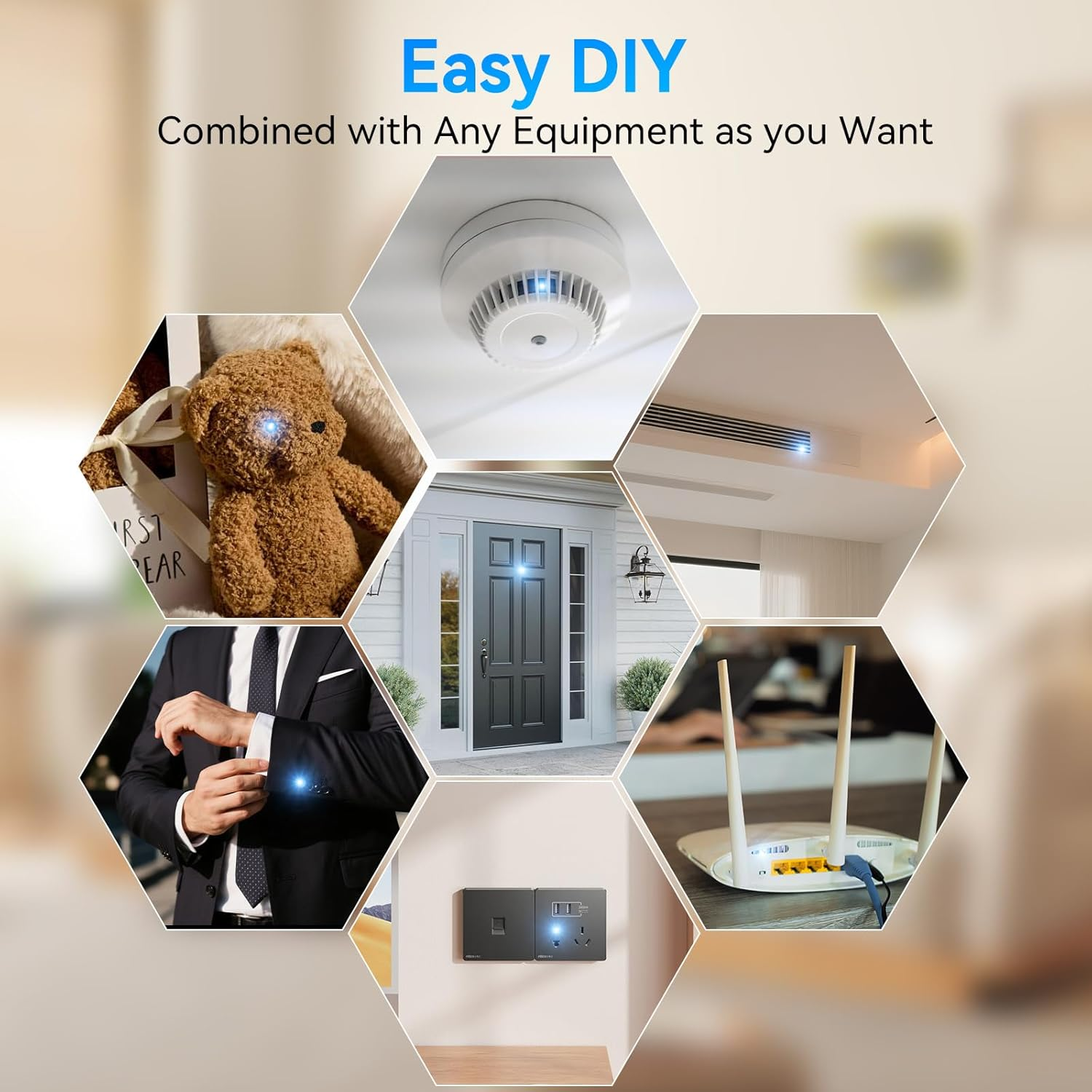 Tccbac Smallest 4K HD Camera - Indoor Security Camera Nanny Cam, Clear and Long Battery Life Camera Compact Micro Surveillance Cameras Easy Home Setup image number 4