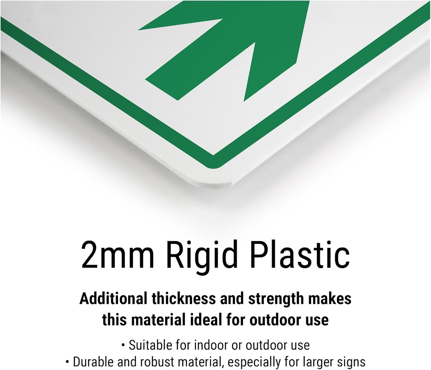 V Safety Your Security Lead Is 200 X 300Mm - 2Mm Rigid Plastic Safety Sign image number 2