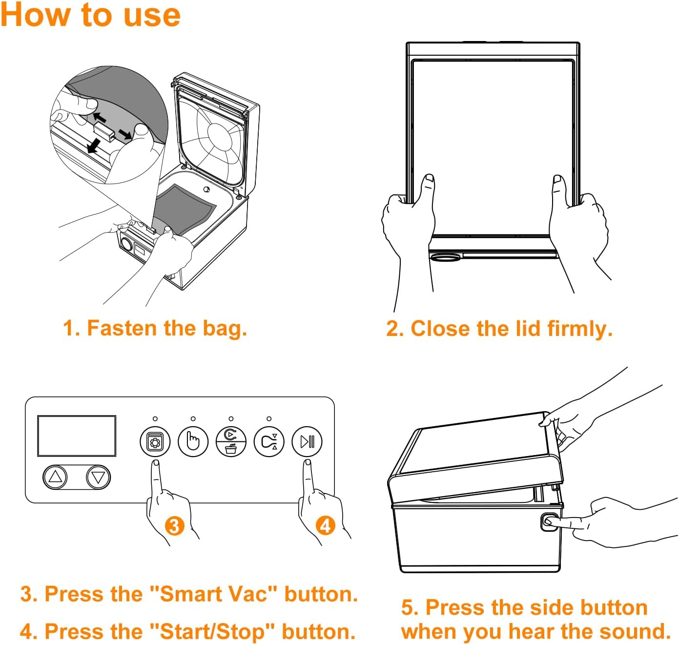 Wevac Chamber Vacuum Sealer 10 Inch, AU Standard, Supports External and Chamber Vac, Vacuum Liquid or Juicy Food, Meats, Soups, Sauces, Compact Design, Heavy Duty, Commercial Machine 220V CV10 image number 3