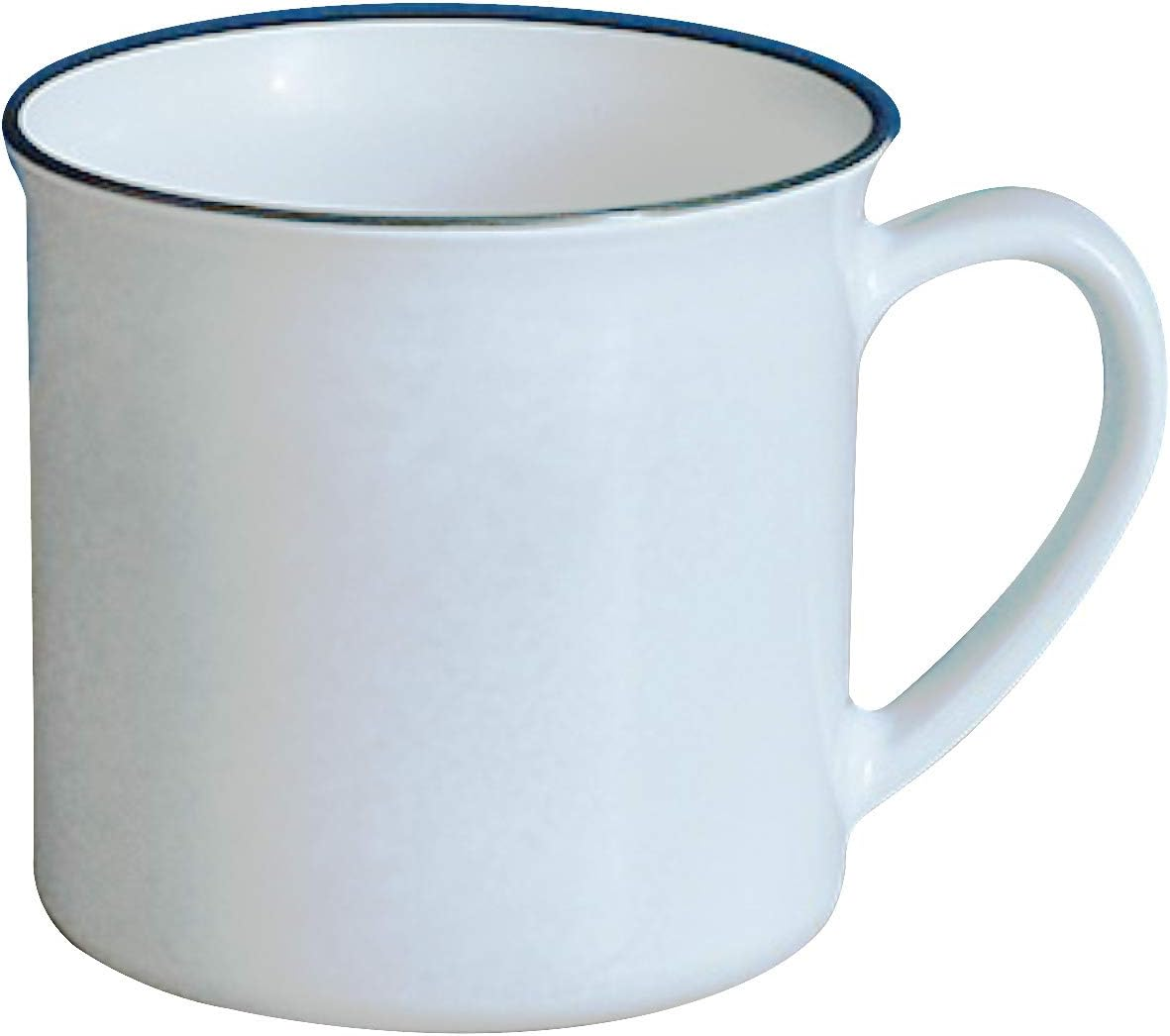 Nakajima 19-457191 Toothpaste Cup, White, Approx. 9.5 Fl Oz (280 Ml), Muddy Ring Cup, Made in Japan, Size: Approx. &Phi;3.2 Inches (8.2 Cm), H 3.1 Inches (7.9 Cm) image number 1