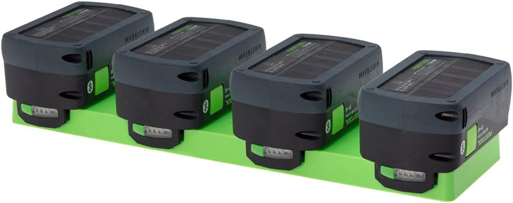 48 Tools Festool 18V Battery Wall Mount - Durable, Uv-Resistant ABS Plastic Holder, Easy 6-Screw Installation, Versatile Mounting, Space-Efficient Design for Workshop & Garage image number 1