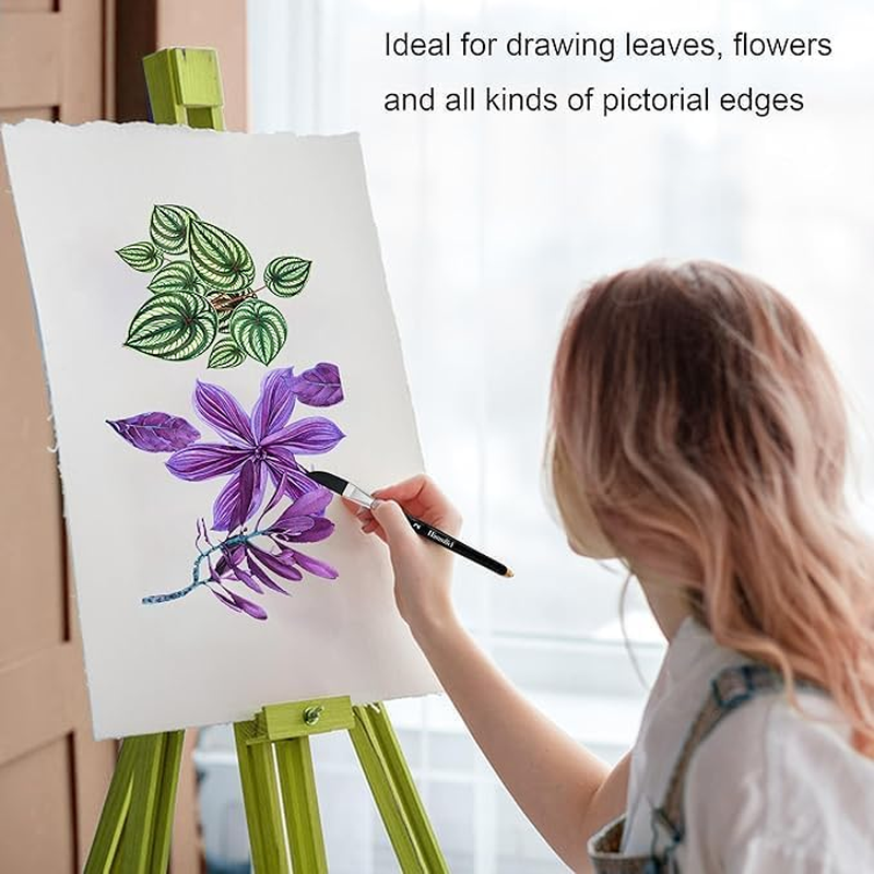 Pinstriping Brush Striping Brushes for Acrylic Watercolour Oil，3 Pcs High Performance Pinstripe Brushes，Professional Artists Script Liner Brush Long Liner Brush Scroll Sword Paint Brush Set image number 2