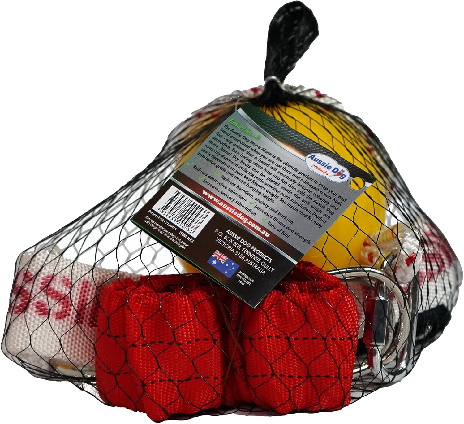 Aussie Dog Home Alone Pet Interactive 5-10Kg Dog Toy Ball Food Dispenser Small image number 1