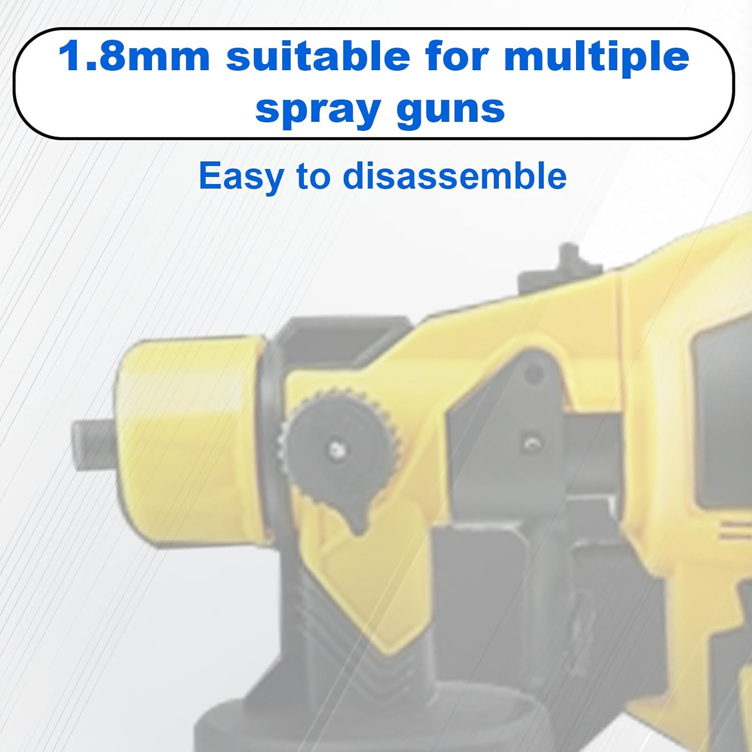 4Pcs 1.8Mm Electric Paint Spray Gun Nozzle Tips, Sprayer Nozzle Replacement Accessories Easy to Detach Compatible with Most Electric Paint Spray Tools image number 3