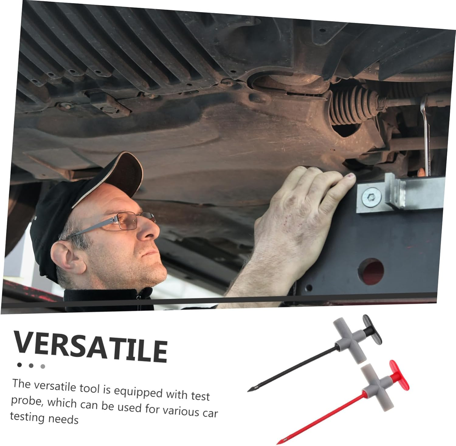 TEMPNAP 2Pcs Test Probe Tips Multimeter Accessories Automotive Test Probes Piercing Needle Wire Testing Car Multimeter Tool image number 2