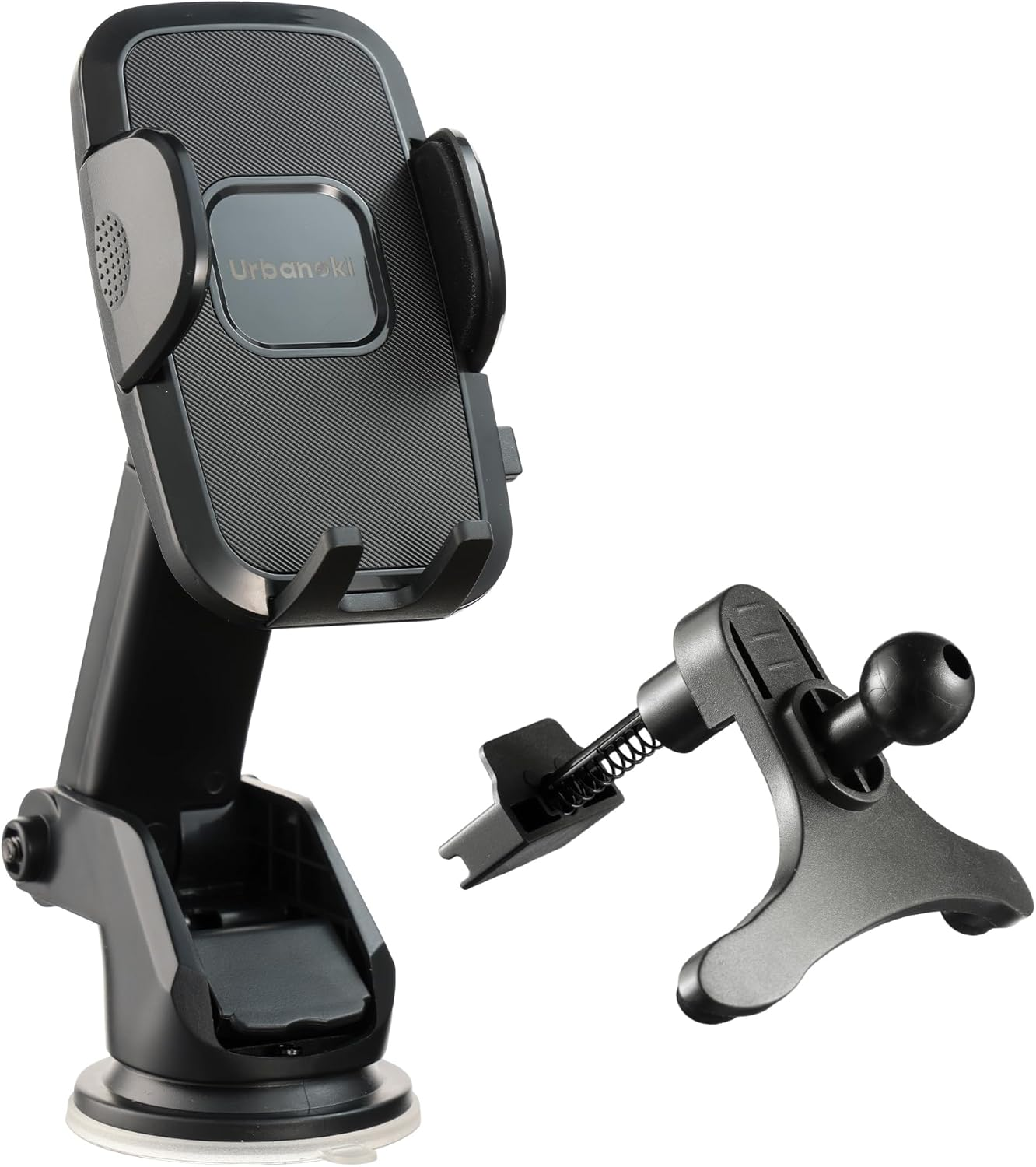 4In1 Car Phone Holder Mount, Universal Dashboard Windshield & Vent Phone Mount, Fits All Phones, Car Accessories for SUV Truck Van Iphone Samsung Note image number 1