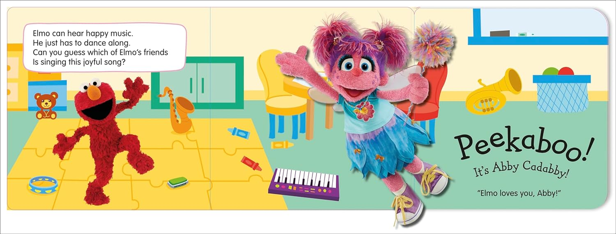 Pop-Up Peekaboo! Sesame Street Elmo Loves You image number 6