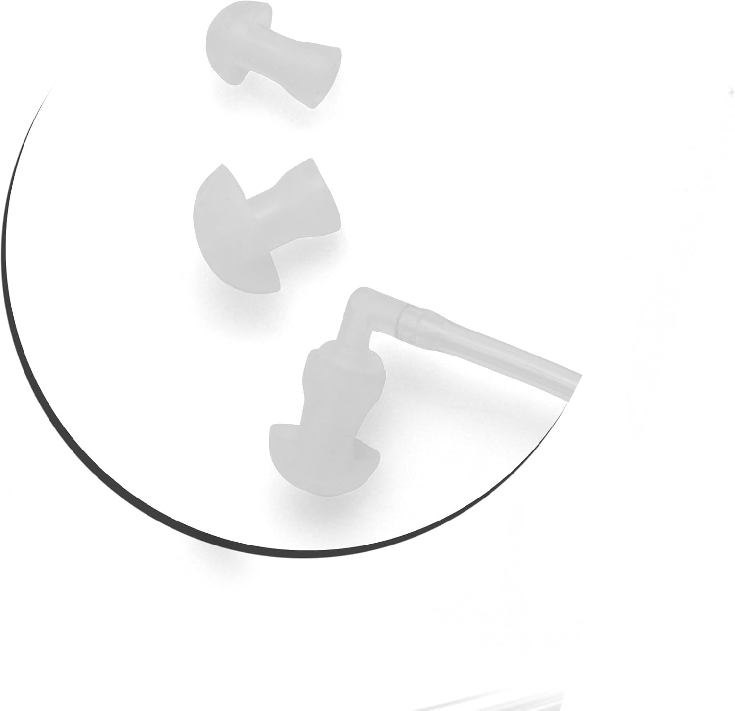 System-S 53234608 Anti-Radiation Headset with Sound Tube Smartphone Mobile Phone Tablet PC White image number 1