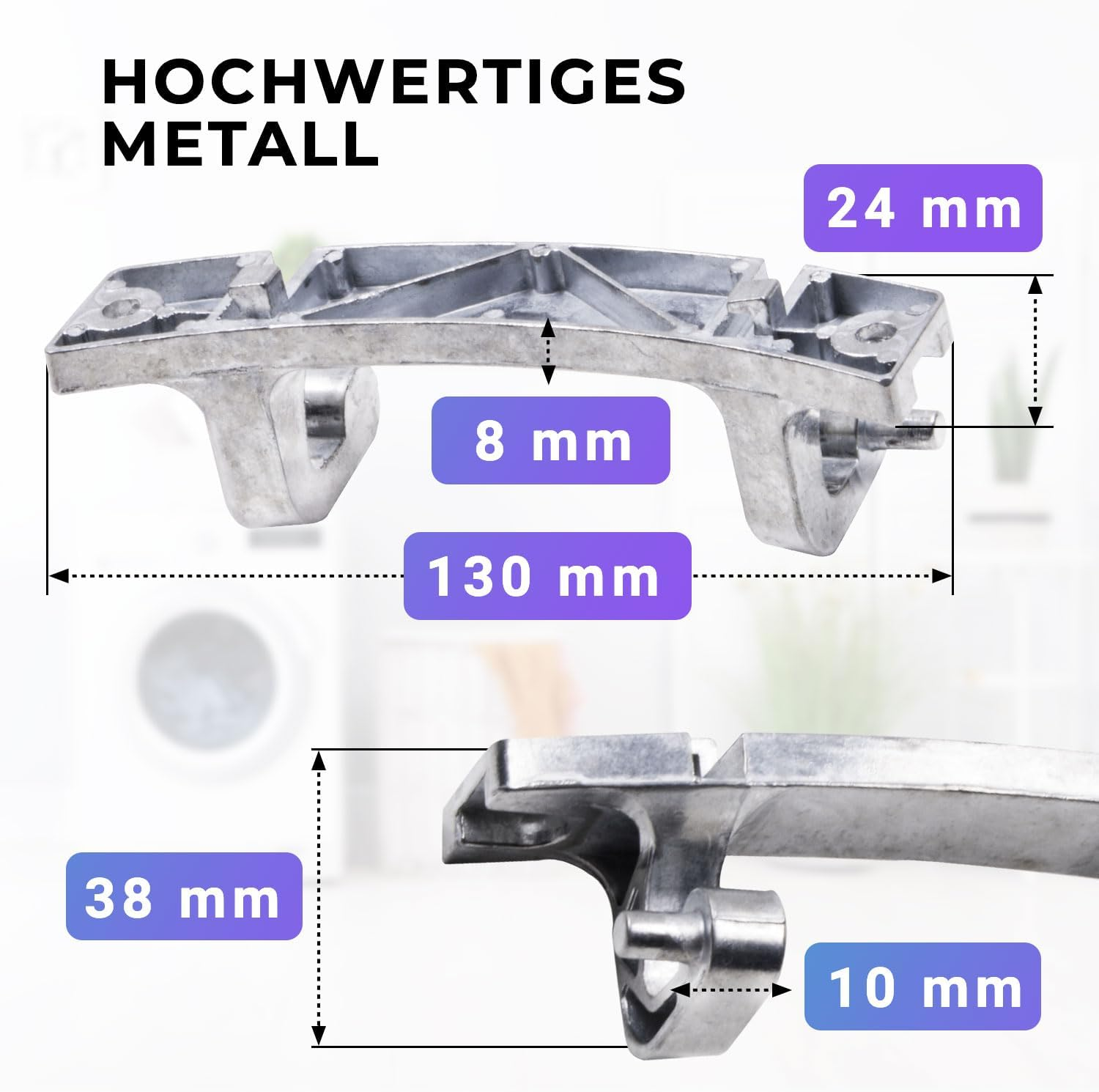 Door Hinge Replacement for Bosch Siemens 171269 00171269 Hinge Front Loading Window Hinge for Washing Machine image number 6