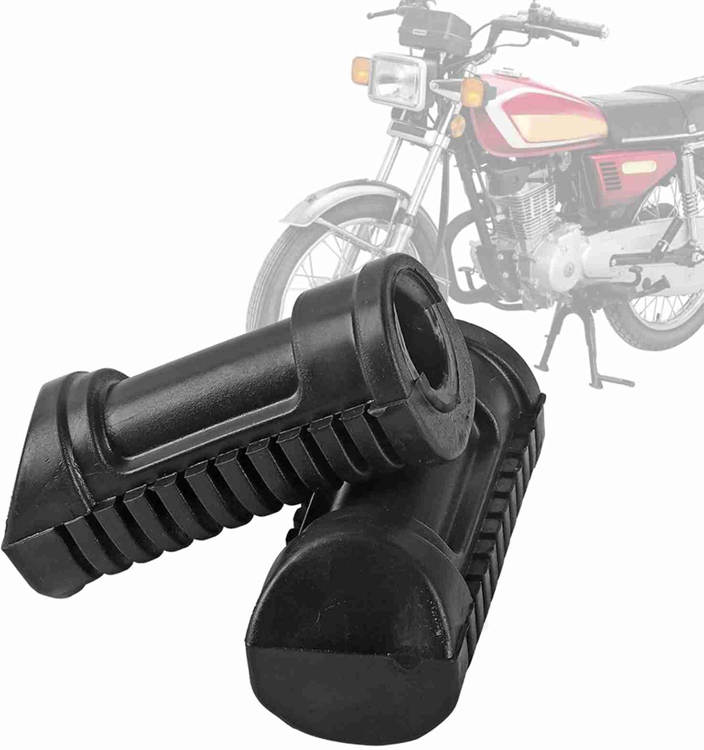Rubber Pad, Motorcycle Foot Peg Pedals, Facilitate with Comfortable Driving CG 125, Black image number 6