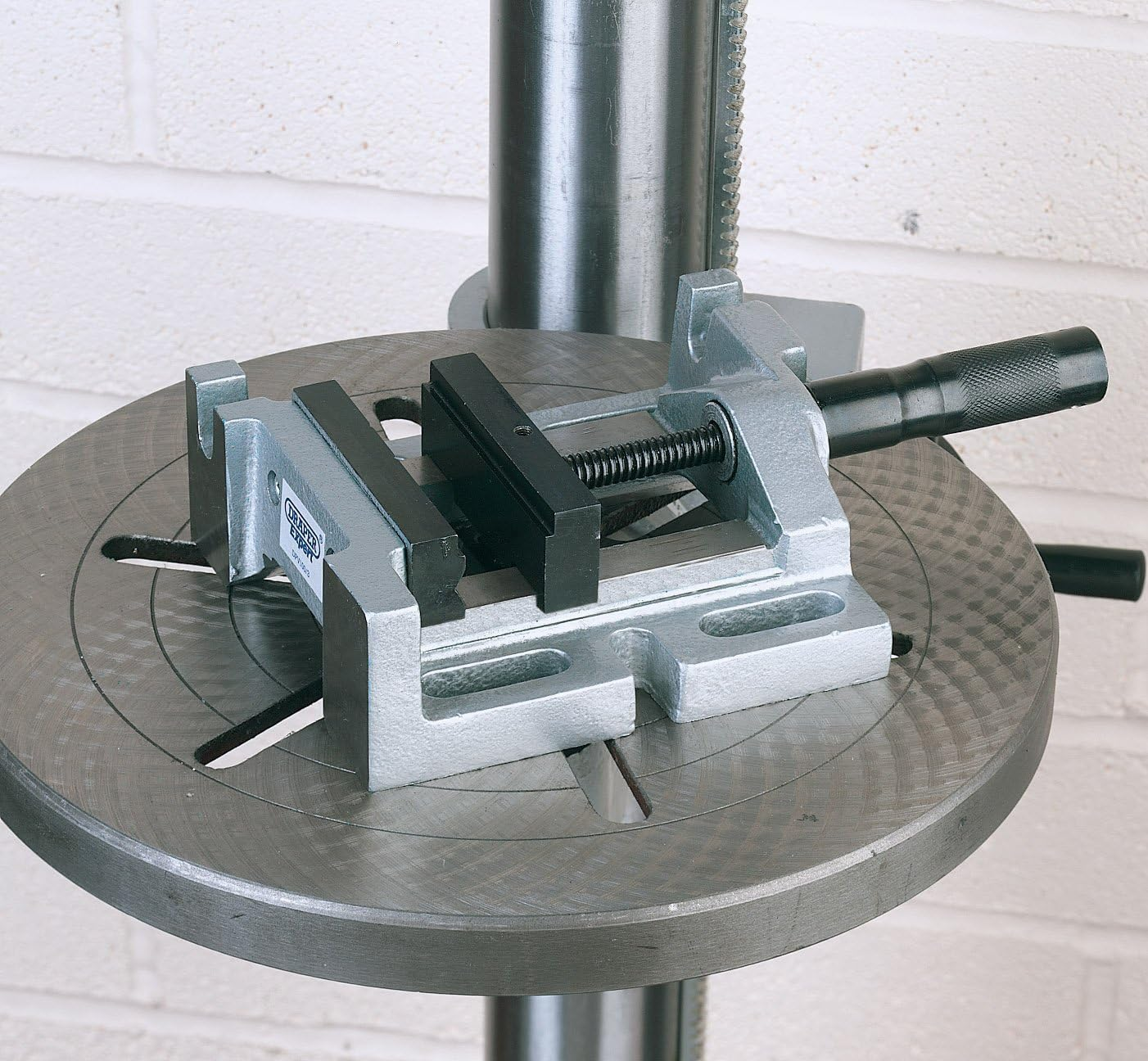 Draper 100Mm 3 Way Drill Press Vice, Blue