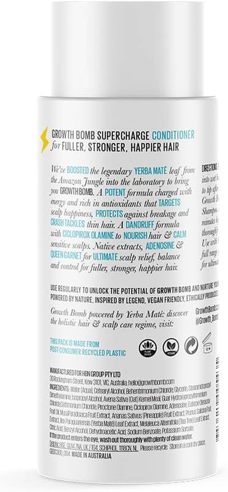 Growth Bomb Growth Bomb Dandruff Conditioner 300Ml image number 3