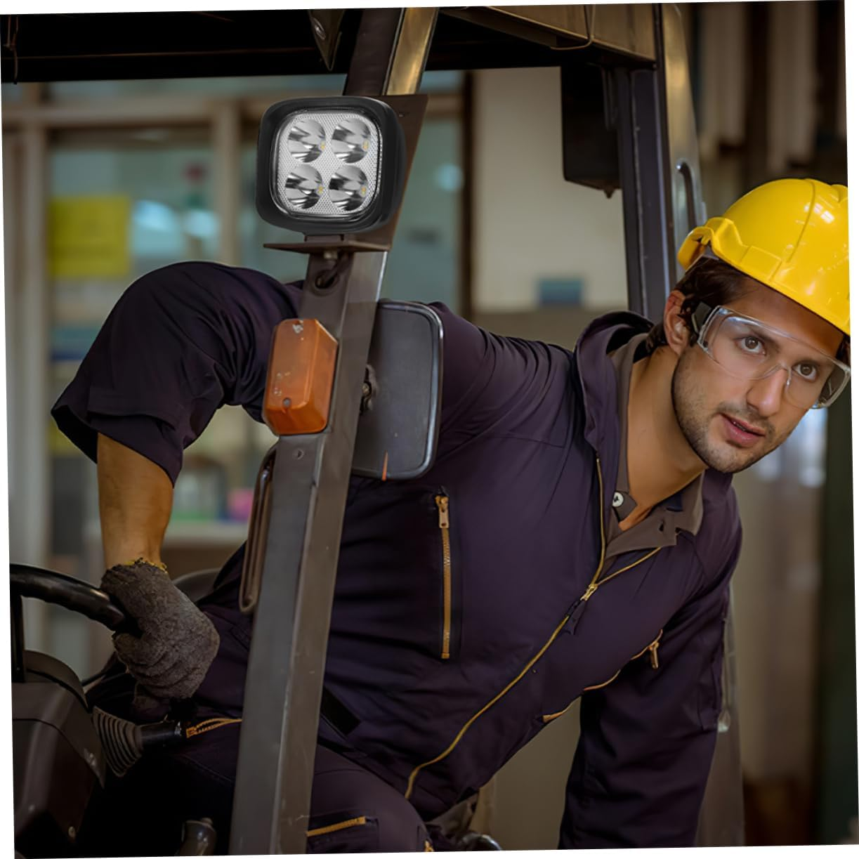 ULTECHNOVO 4Pcs Super Bright Led Forklift Lights Replacement Set for Heavy-Duty Use Compatible Heli and High Performance Driving Lamps image number 3