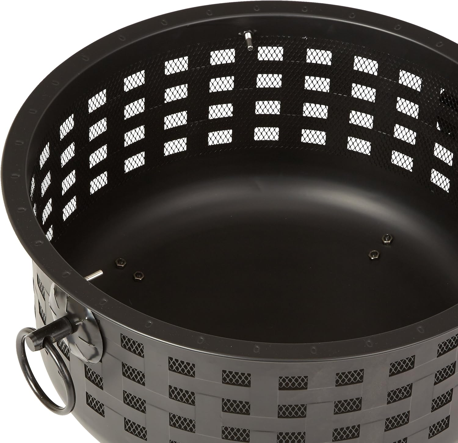 Amazon Basics 61Cm Steel round Lattice Fire Pit