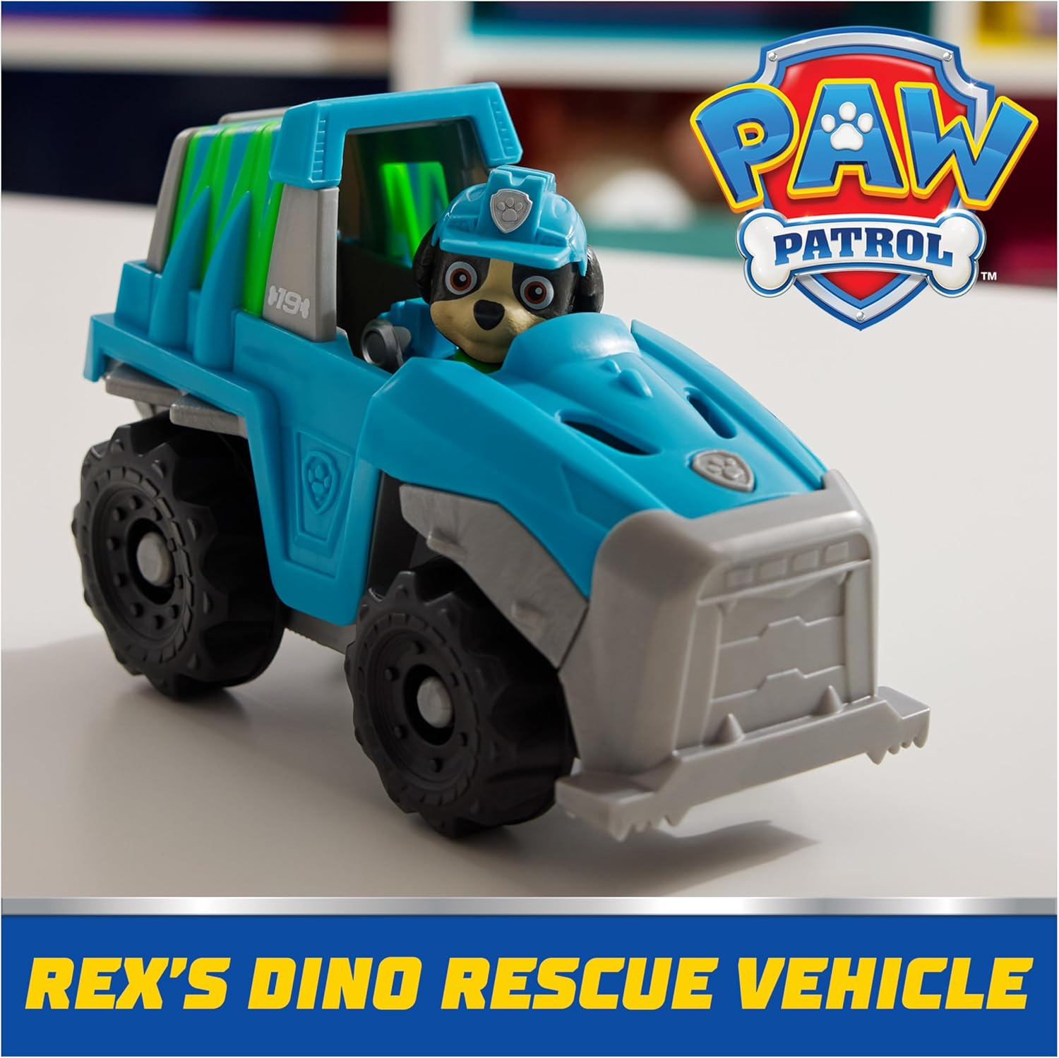 PAW Patrol, Rex&rsquo;S Dinosaur Rescue Vehicle, Toy Truck with Collectible Action Figure, Sustainably Minded Kids Toys for Boys & Girls Ages 3 and Up image number 4