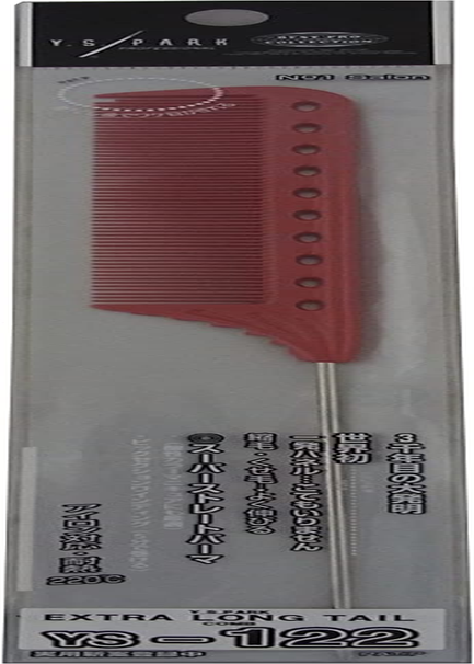 YS Park Comb 122 Extra Long Tail - Red