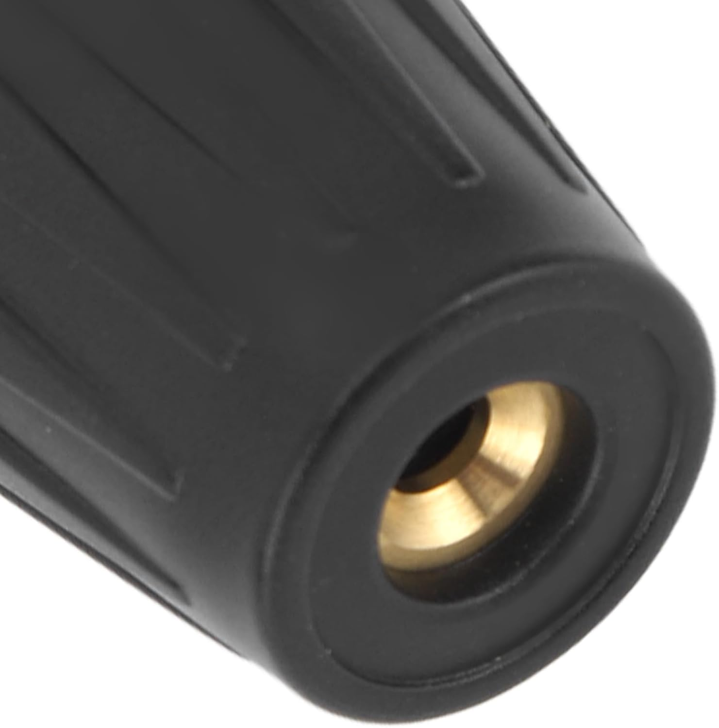 Nozzlessprinklersdrippers,Pressure Washer Turbo Nozzle 1/4In Quick Connect Ceramic Core Copper 3000PSI Rotating Turbo Nozzle Black image number 3